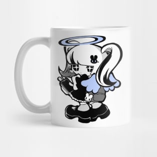 Emo Girl Cartoon Style Mug